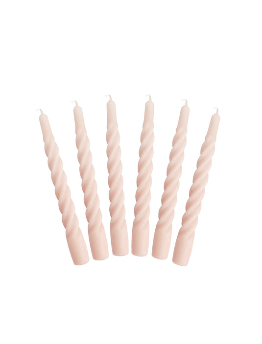 Kunstindustrien matta kierrekynttilä, useita värejä