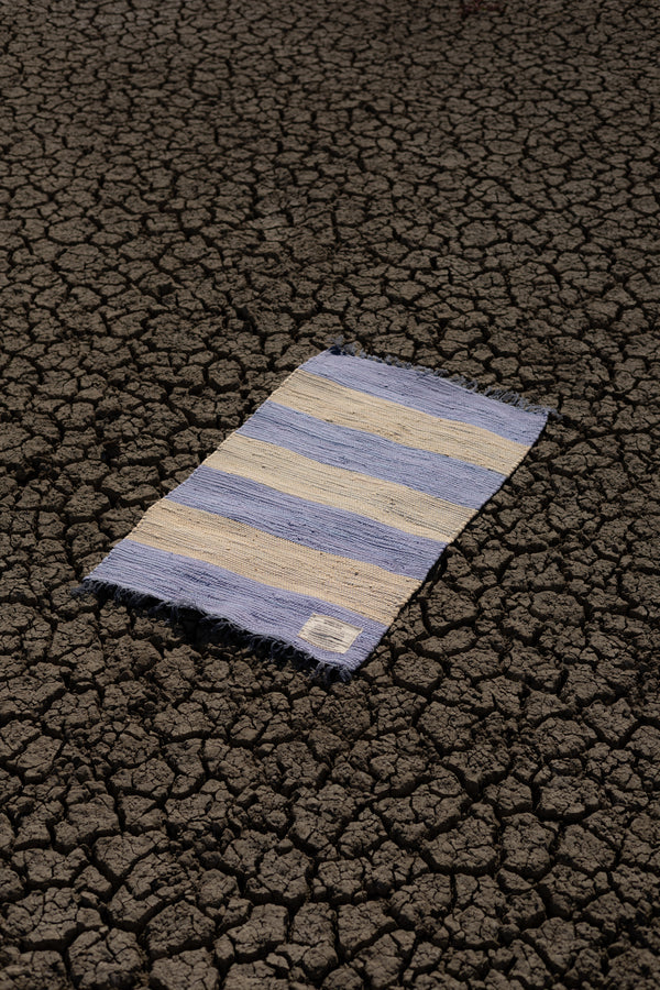 Chindi matto, creme & baby lavender 60 x 120