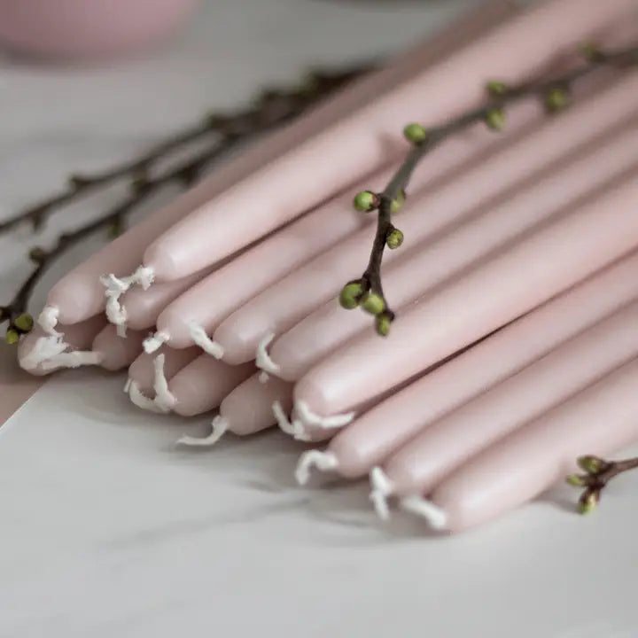 Christina antiikkikynttilä, Dusty Pink, 4 kpl