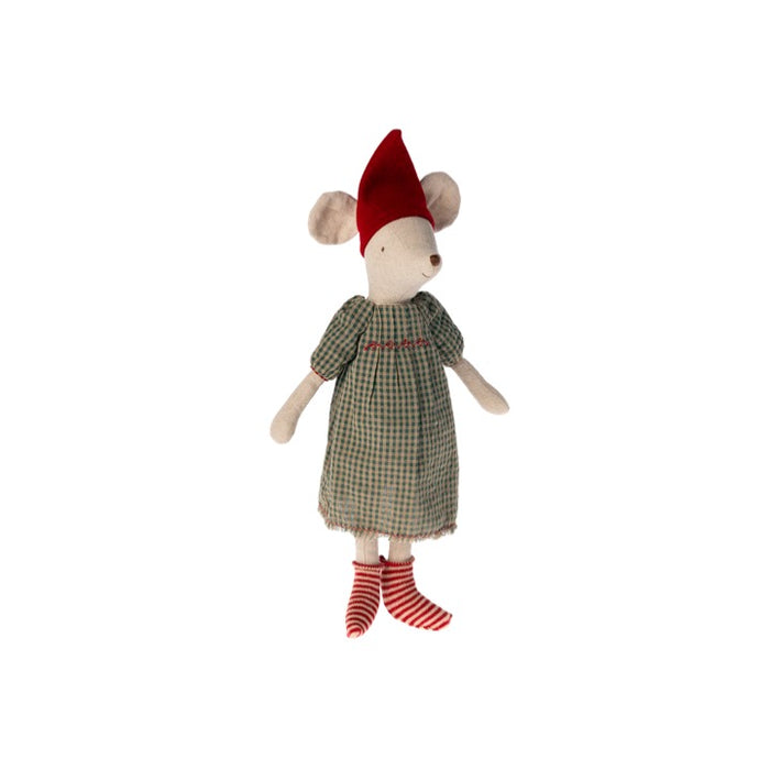 Maileg Christmas Mouse, Medium Girl