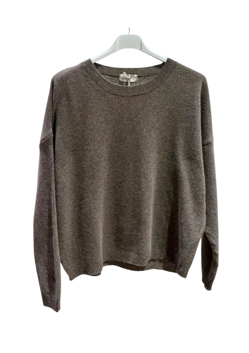 100% Merinovillaneule, Dark Taupe