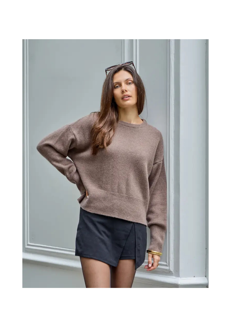 100% Merinovillaneule, Taupe