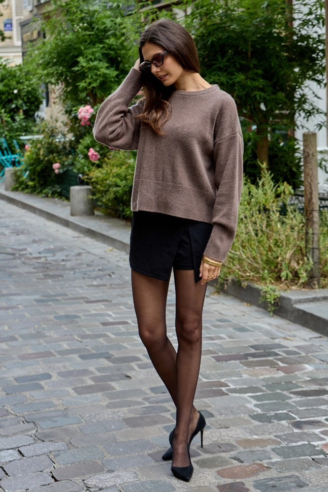 100% Merinovillaneule, Taupe