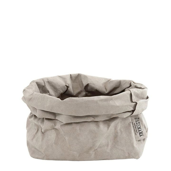 Uashmama paper bag large grey