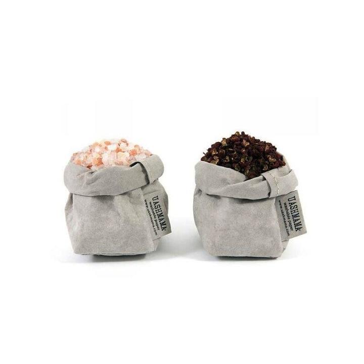 Uashmama paper bag, grey XS