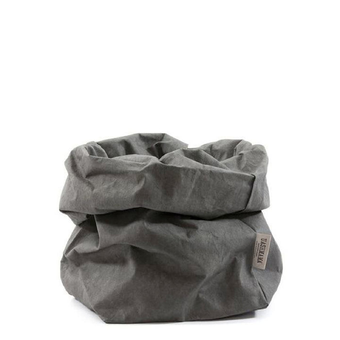 Uashmama paper bag large dark grey