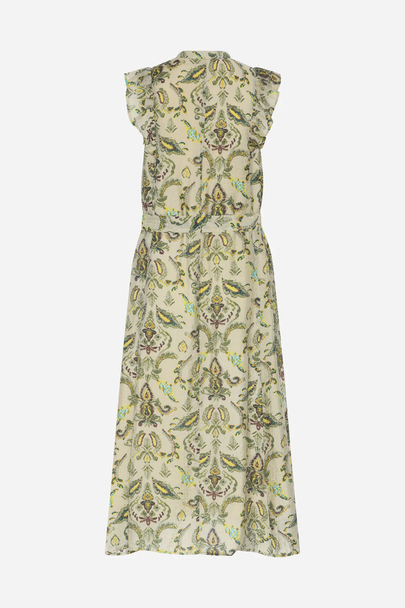 Bruuns Bazaar Fransisca mekko, Multi Green Print