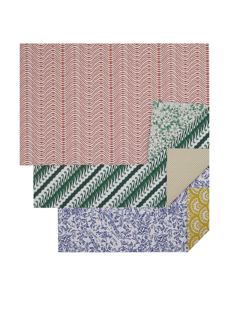 House Doctor Wrap lahjapaperisetti, 3 rullaa