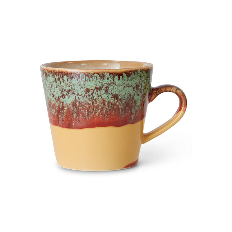 HK Living 70's ceramics cappuccino kahvimuki, Cove