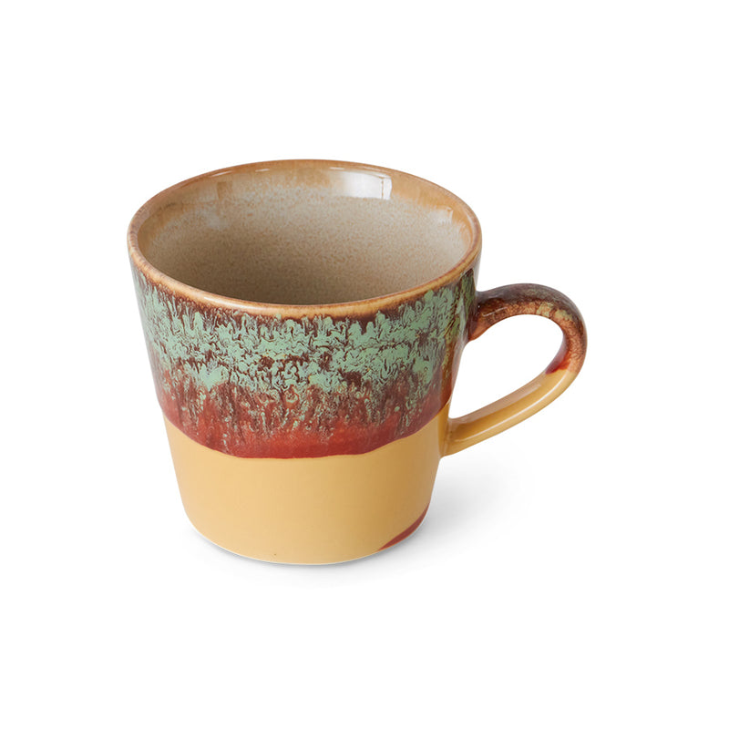 HK Living 70's ceramics cappuccino kahvimuki, Cove
