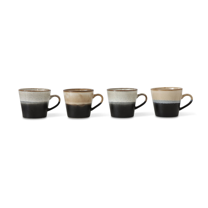 HK Living 70's ceramics cappuccino kahvimuki, Rock