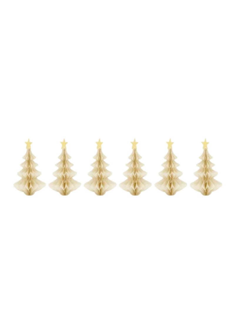 House Doctor pienet paperiset kuuset 6 kpl, ivory