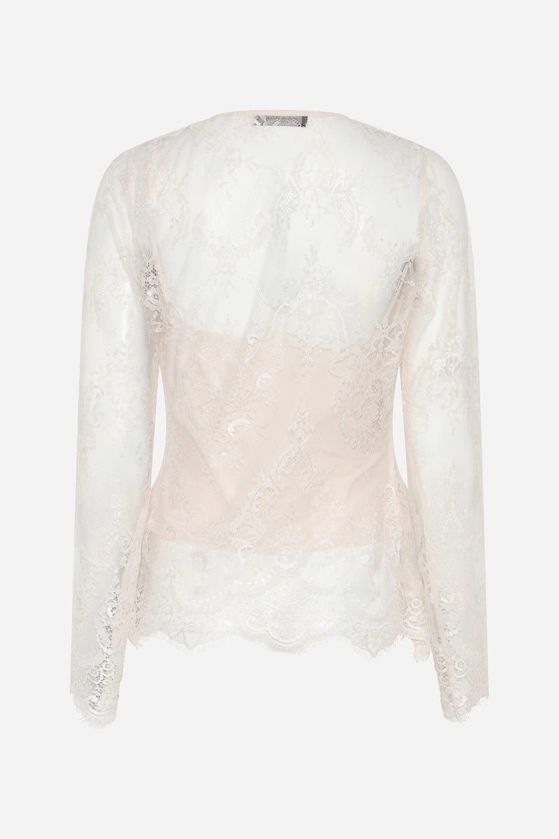 Bruuns Bazaar Junia Synvia pitsipaita, white sand