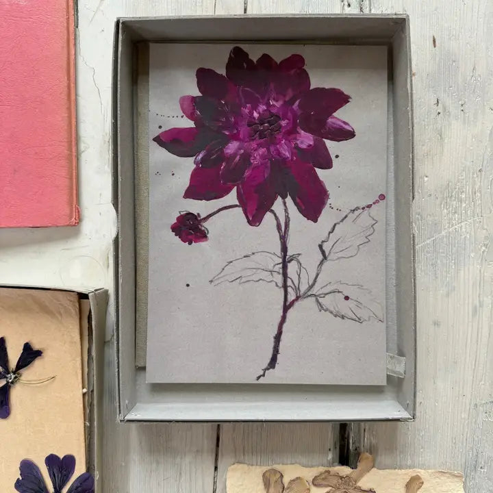 Kehystetty mini-taidejuliste, Dahlia
