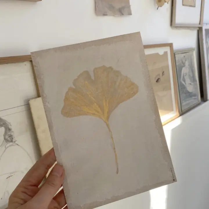 Kehystetty mini-taidejuliste, Gingko