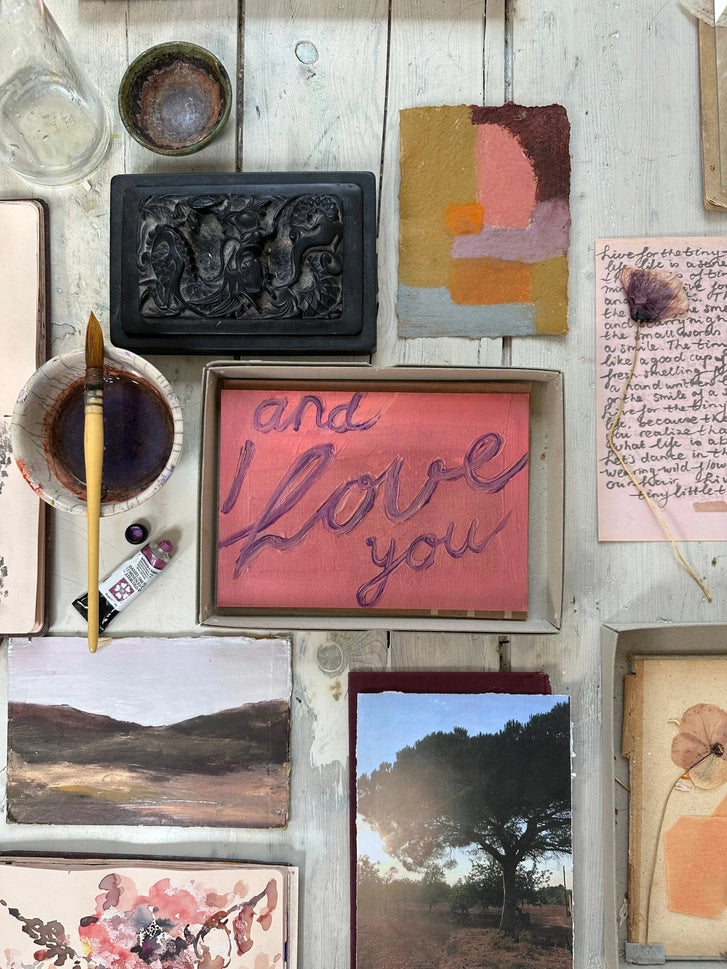 Kehystetty mini-taidejuliste, I Love You