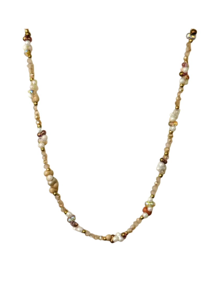 Kymi Bohem Summer kaulakoru, Beige