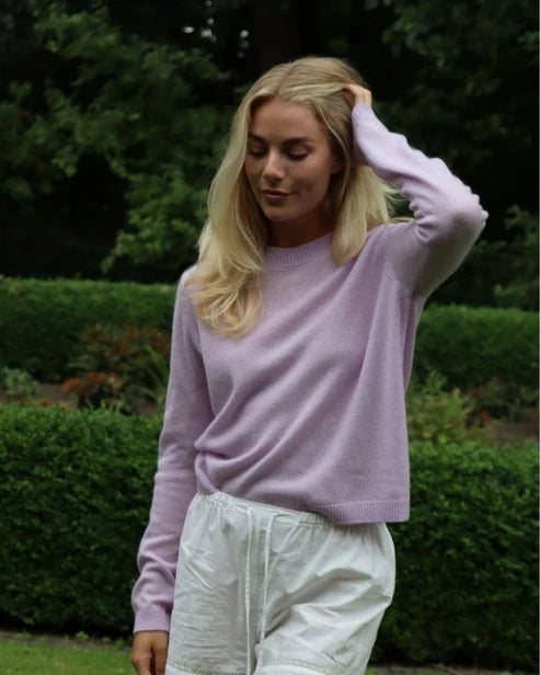 O'TAY Lace kashmirneule, Soft Lavender