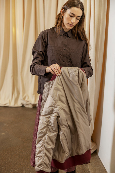 Project AJ117 Nigella bomber-takki, burgundi