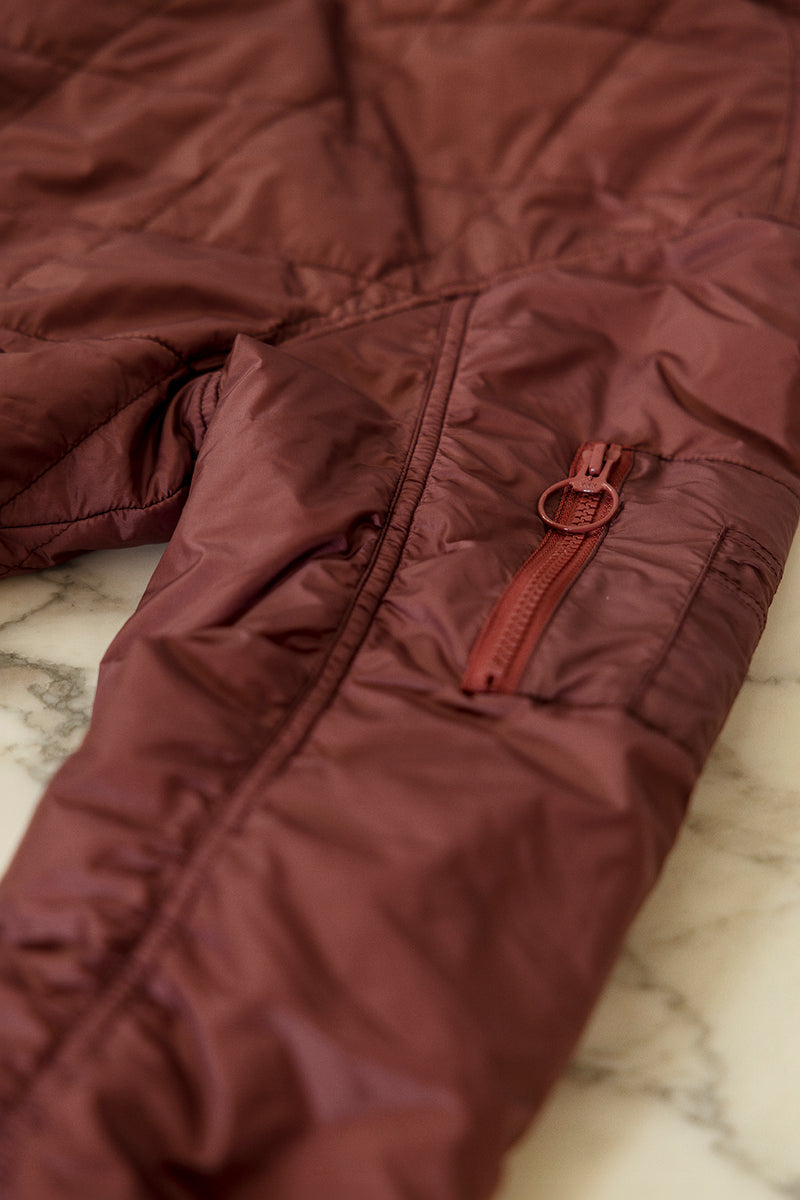 Project AJ117 Nigella bomber-takki, burgundi