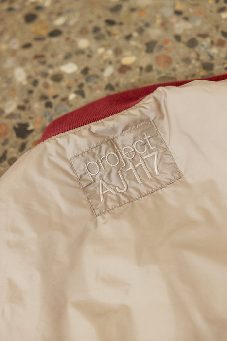 Project AJ117 Nigella bomber-takki, burgundi