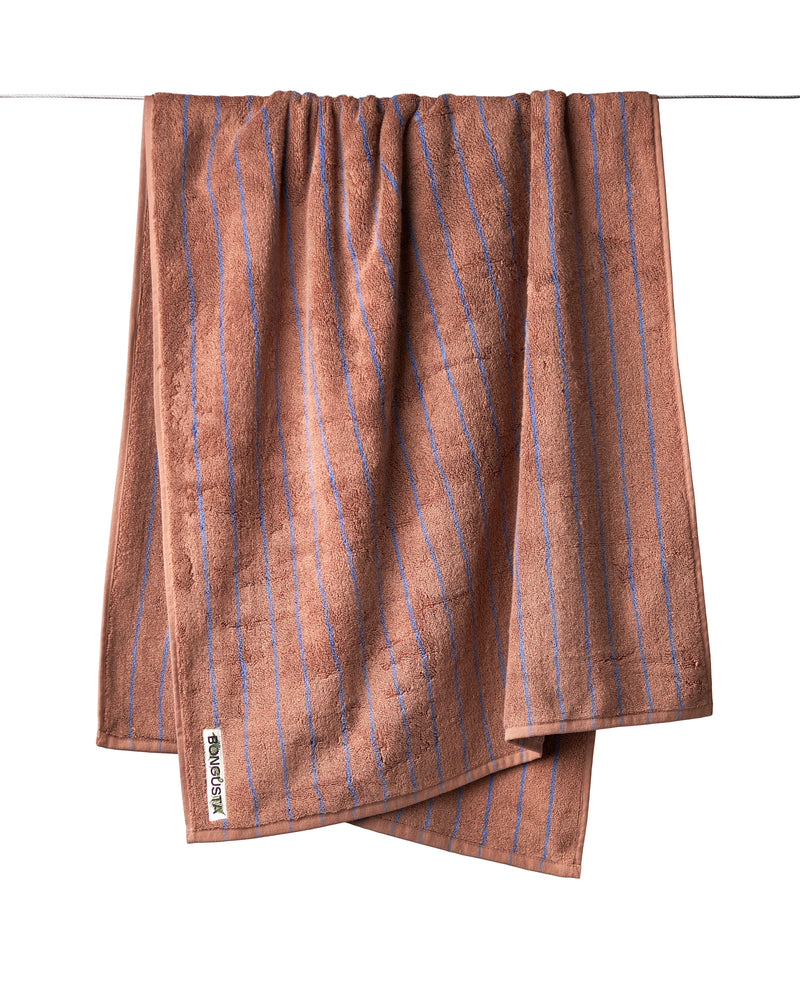 Naram kylpypyyhe, camel & ultramarine