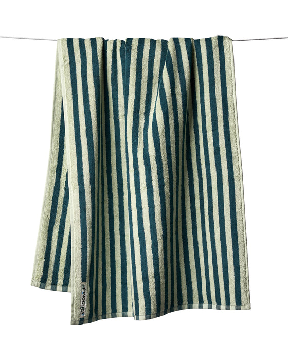 Naram kylpypyyhe, sea foam & deep teal