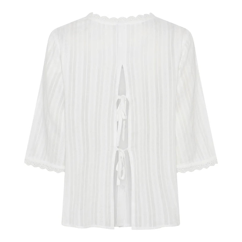 Humble By Sofie puuvillapaita, Off white