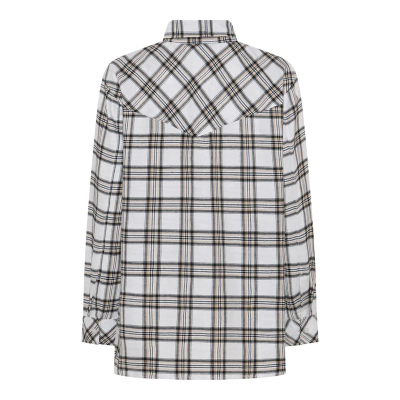 Humble By Sofie Oversized ruutupaita, Off white