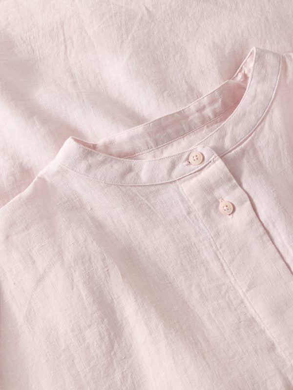 Knowledge Cotton Apparel Organic Linen -pellavapaita, Pale Lilac