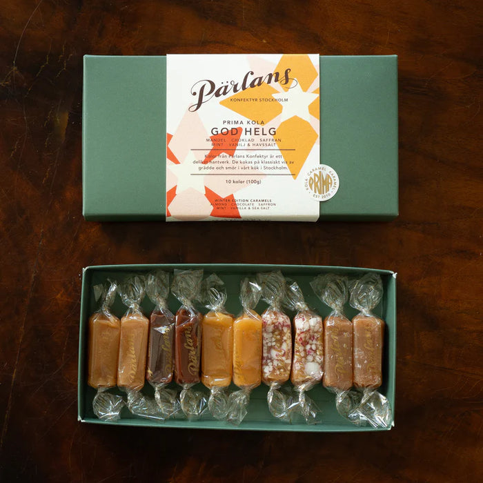 Pärlans toffemakeinen lahjarasiassa, 10 kpl