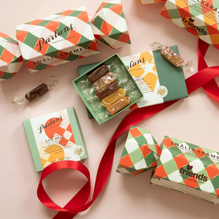 Pärlans toffemakeinen lahjarasiassa, 5 kpl