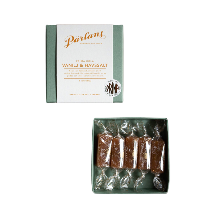 Pärlans Grön ask vanilj & havssalt, 5 kolor