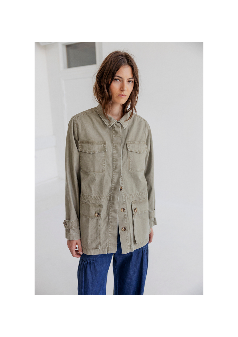 Project AJ117 Copenhagen barker takki, moss