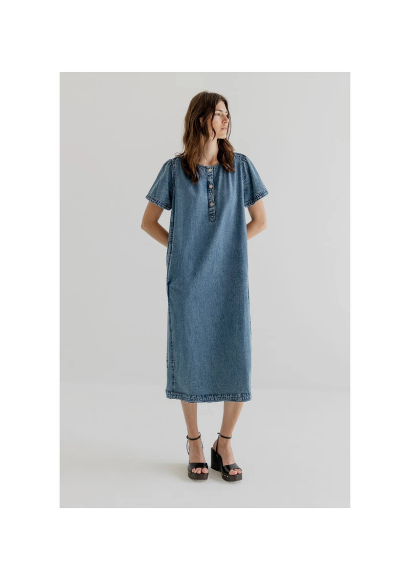 Project AJ117 Copenhagen Jennie farkkumekko, indigo