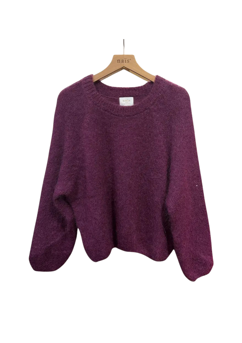 76% Mohairneule, Eggplant
