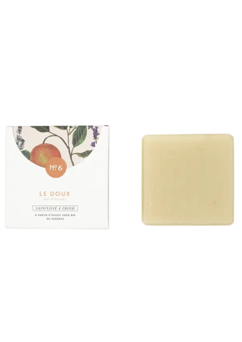 Savon Stories N°6 Le Doux, Organic & Natural Soap with Oat Milk
