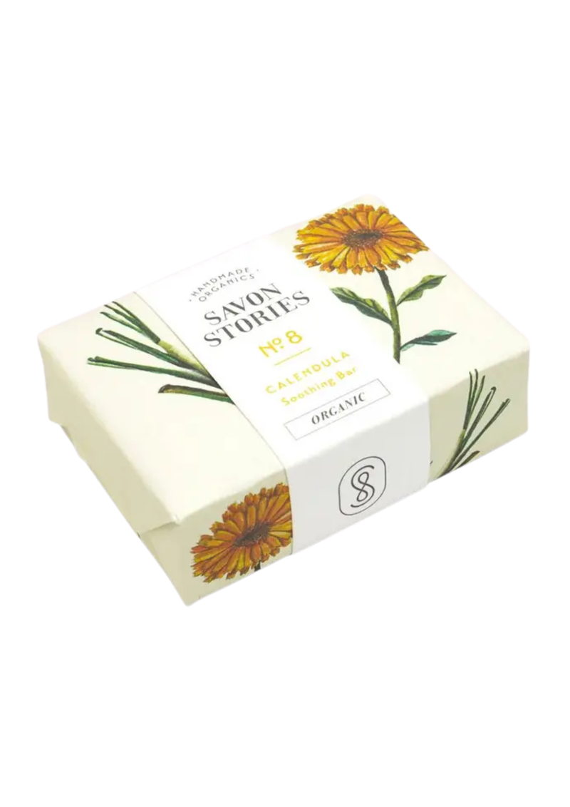 Savon Stories N°8 The Soothing, Organic & Natural Lemongrass and Calendula Soap