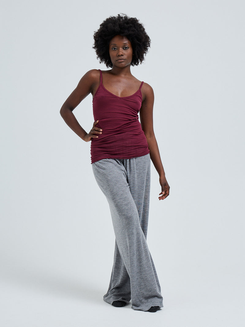 Seamless Basic Cotton Spaghetti puuvillatoppi, Burgundy