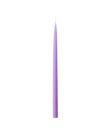 Kunstindustrien Antiikkikynttilä SLIM Pastel Purple 2 kpl