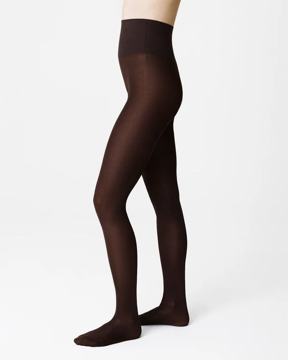 Swedish Stockings Sanna kiiltävät sukkahousut, Dark Brown