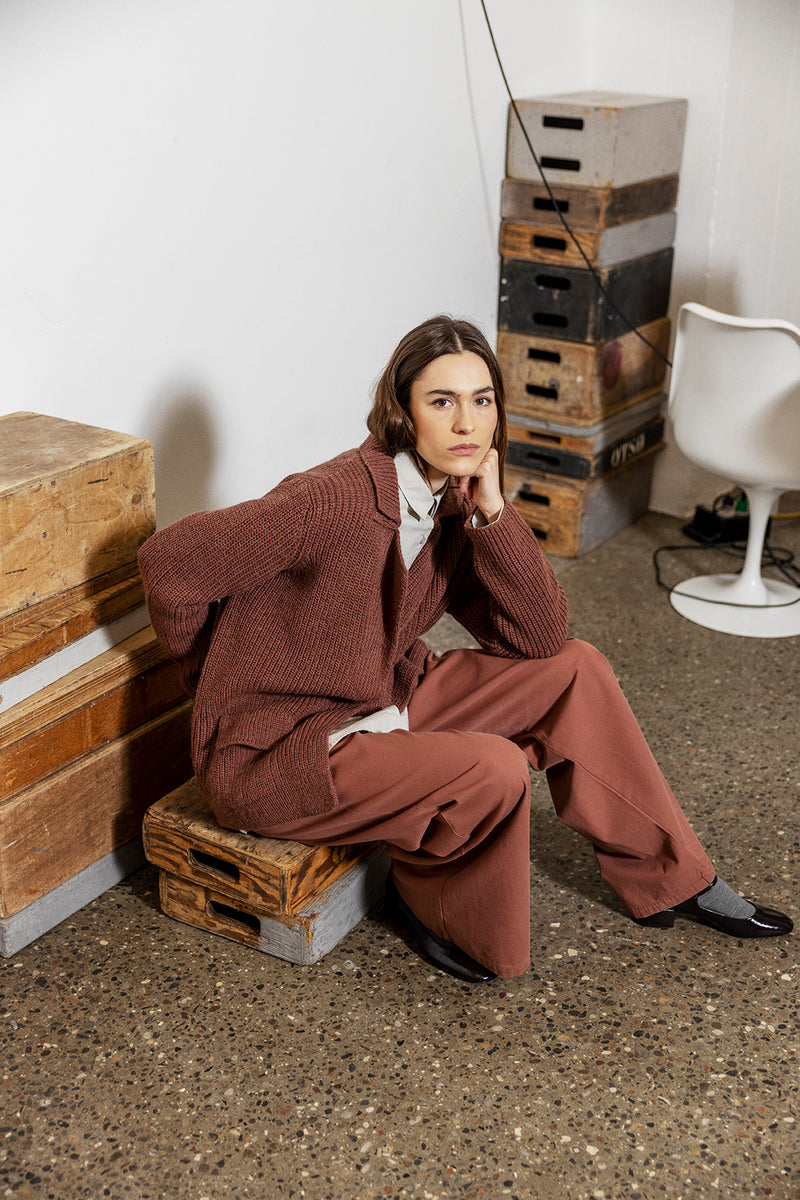 Project AJ117 Tine suorat housut, Garnet