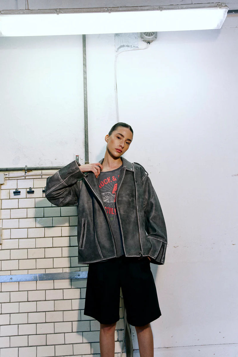 Humble By Sofie hihaton toppi, Washed dark grey