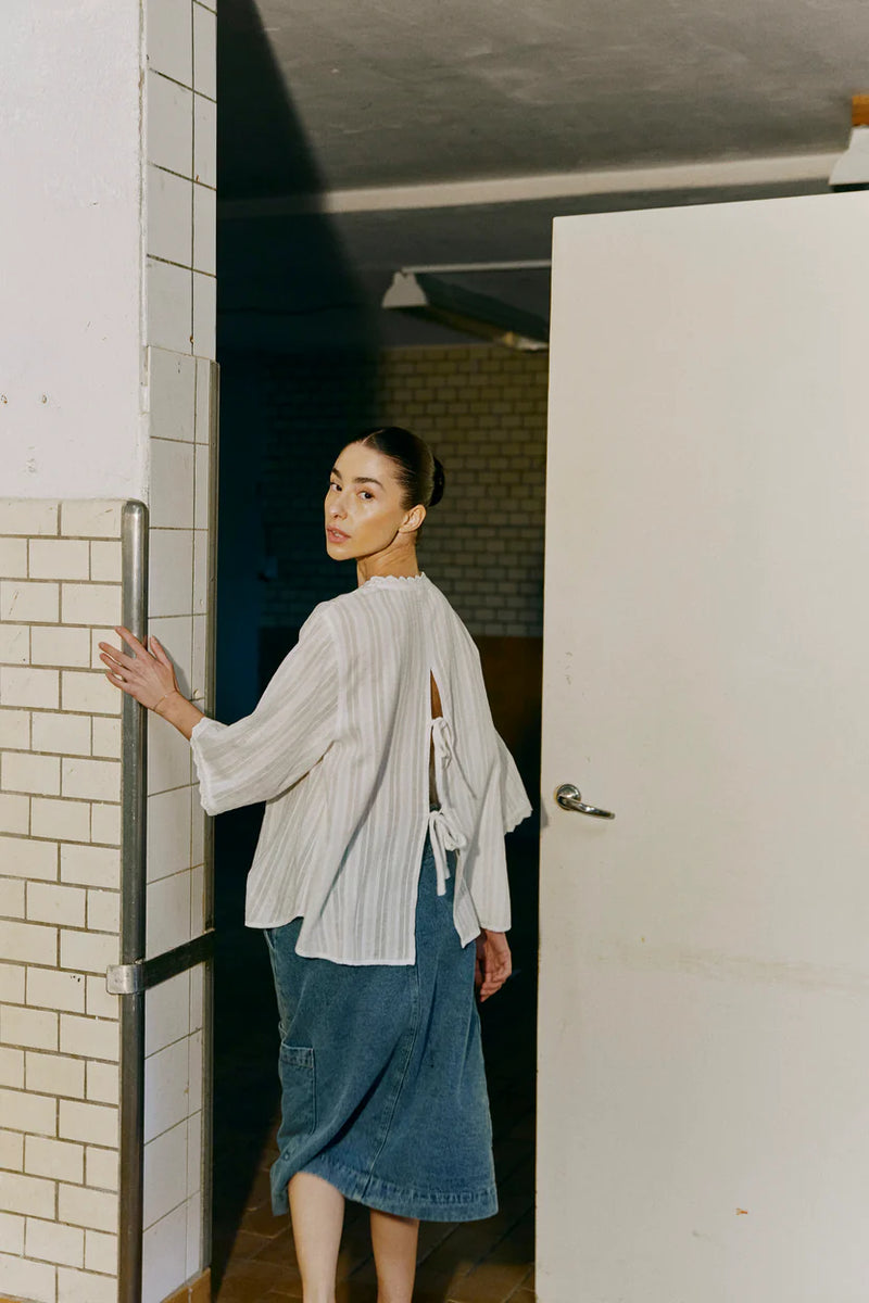 Humble By Sofie puuvillapaita, Off white