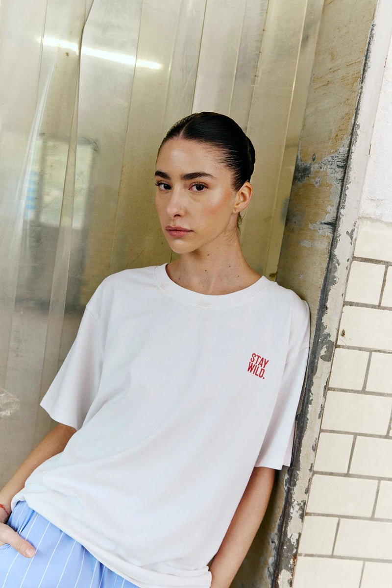 Humble By Sofie Oversize t-paita, White
