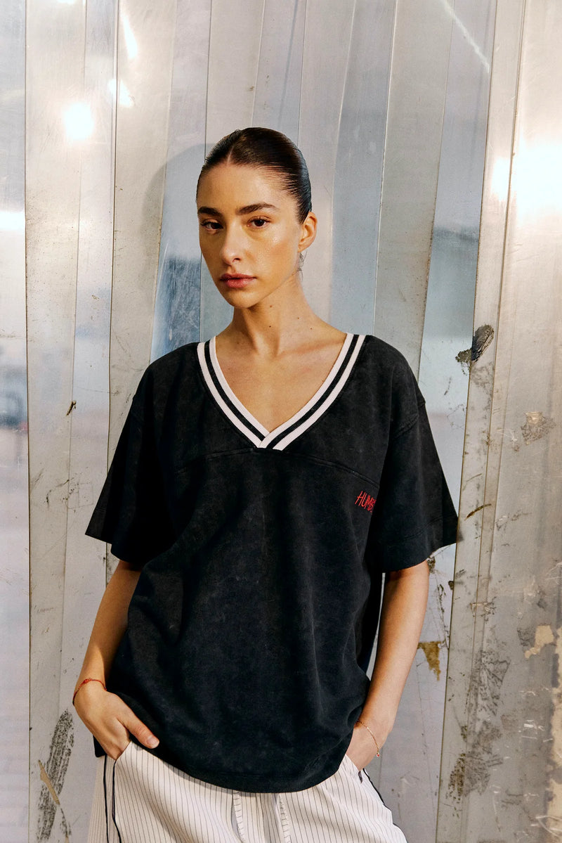 Humble By Sofie Oversize t-paita, Washed black