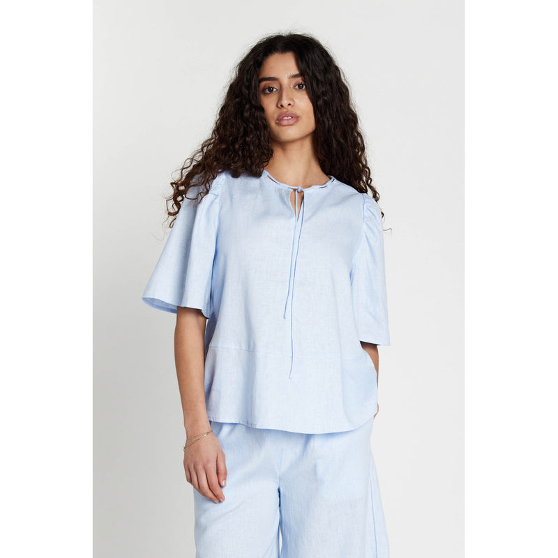 Bruuns Bazaar Linvis Vineva pusero, eventide blue