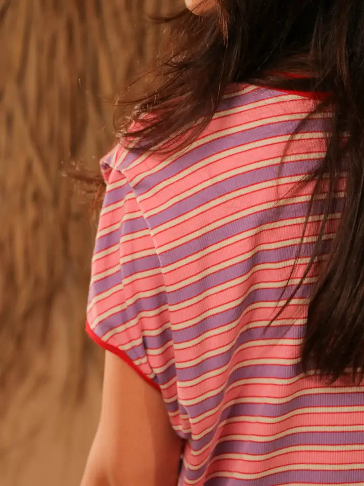 The Corner Top Riva Stripe T-paita