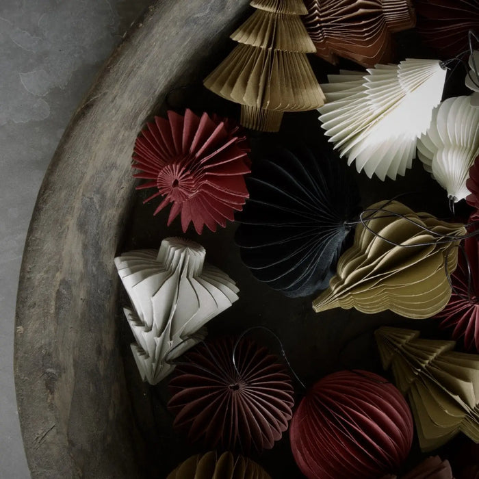 Paperinen joulukoriste Tree, Copper