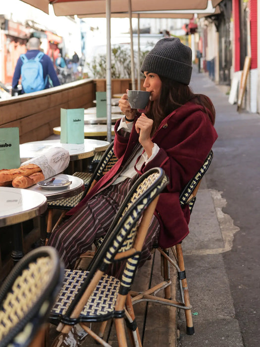 Mood villasekoite-takki, burgundy